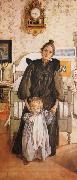 Carl Larsson Karin and Kersti USA oil painting reproduction